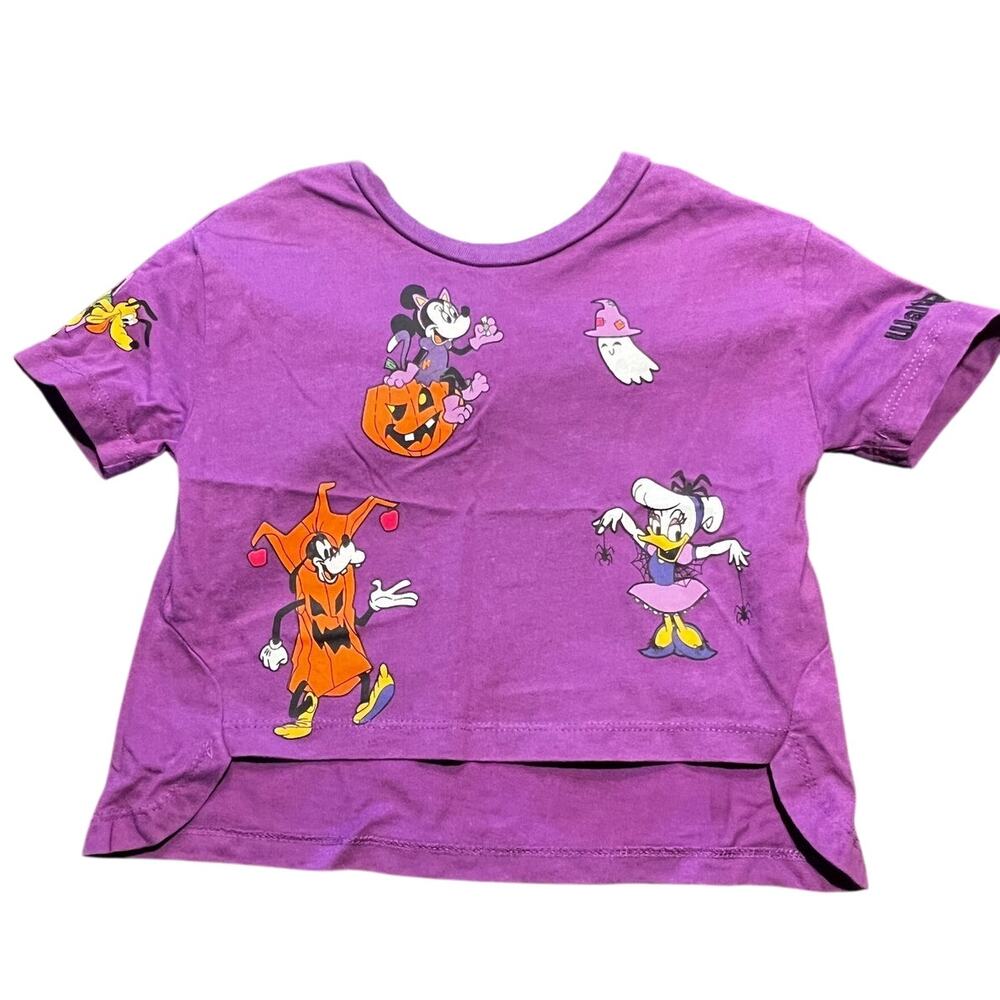 Disney Parks Halloween Top Graphic Tee Size XXS